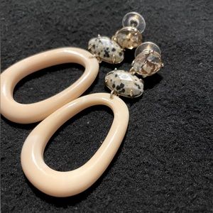 Anthropology earrings and matching necklace